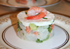 Smoked Fish Tar tare topped with avocado